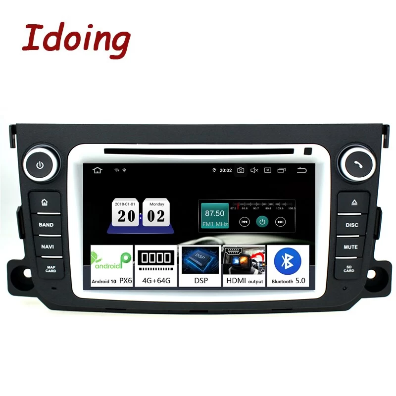 Idoing 7 inch 2din Car Intelligent System Radio GPS DVD Multimedia